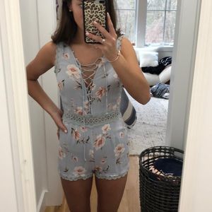 Floral romper from Kendall and Kylie